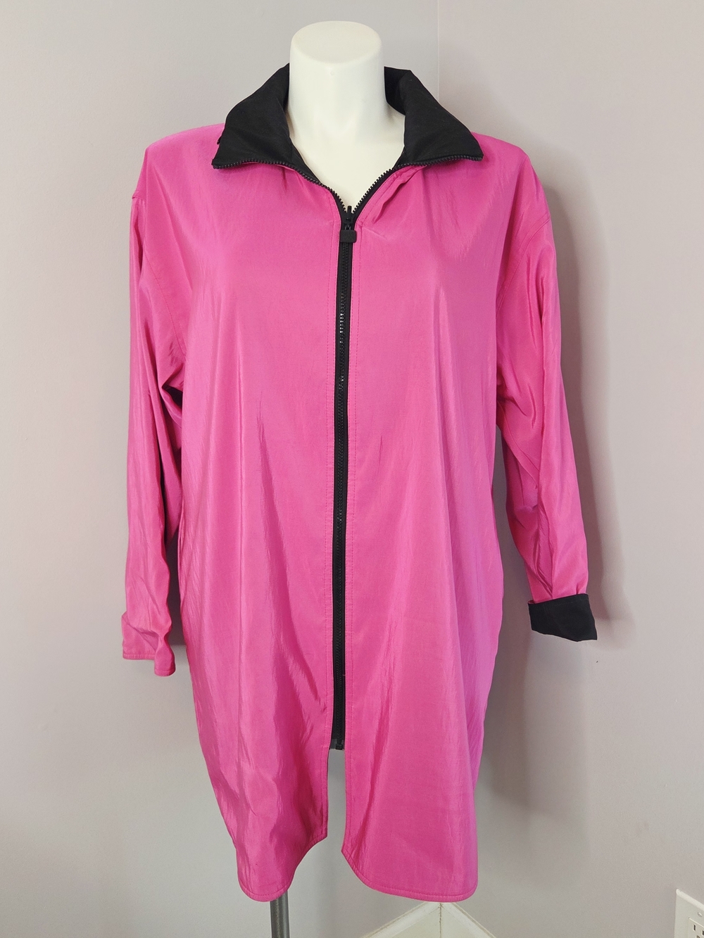*Last Chance* Mycra Pac Now Hooded Reversible Raincoat Size 2 - M/L